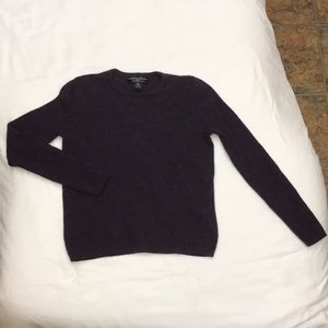 Purple Wool cropped sweater